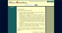 Desktop Screenshot of librosmaravillosos.com
