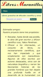 Mobile Screenshot of librosmaravillosos.com